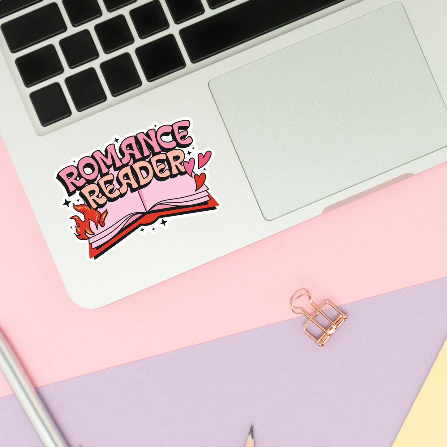Book Lover Merch Shop - Romance Reader Stickers / Bookish Merch for Book Lover