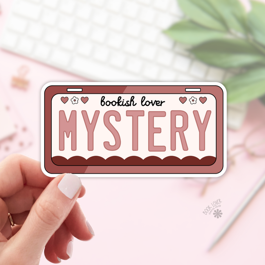 Book Lover Merch Shop - Mystery Plate Stickers / Bookish Stickers / Book Lover Gift