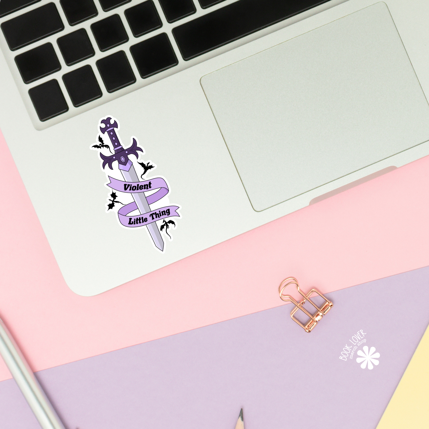 Book Lover Merch Shop - Violent Little Thing Stickers / Bookish Stickers
