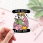 Book Lover Merch Shop - Read Relax & Ruff Ruff Dog Stickers / Bookish Stickers