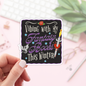 Book Lover Merch Shop - Vibing With My Fantasy Books This Winter Stickers / Bookish