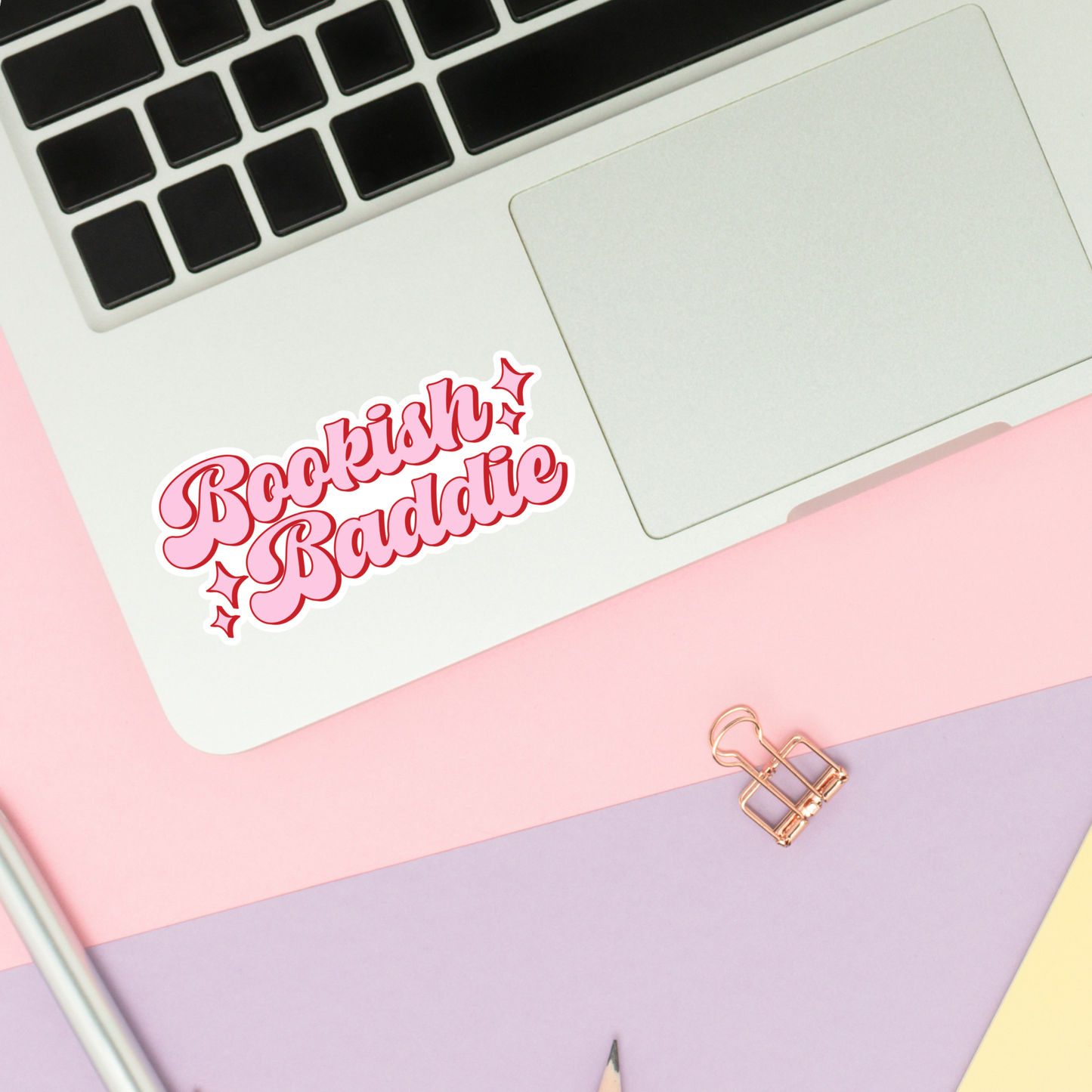 Book Lover Merch Shop - Bookish Baddie Stickers / Bookish Merch, Book Lover