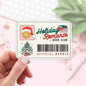 Book Lover Merch Shop - Holiday Romance Book Club Stickers / Christmas Bookish