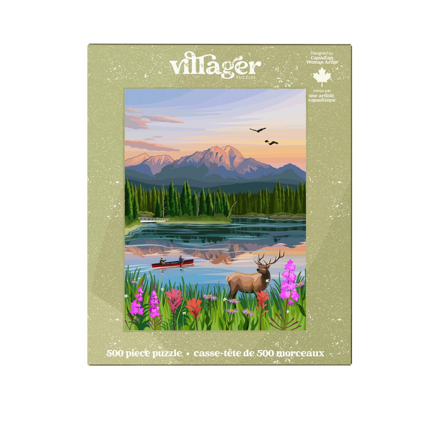 Villager Puzzles - Jasper Flowers | 500-Piece Puzzle | Designed in Canada