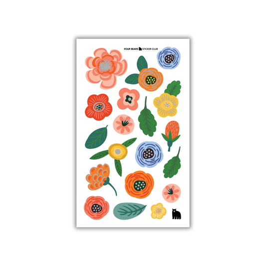 Four Bears Sticker Club - Garden Glow