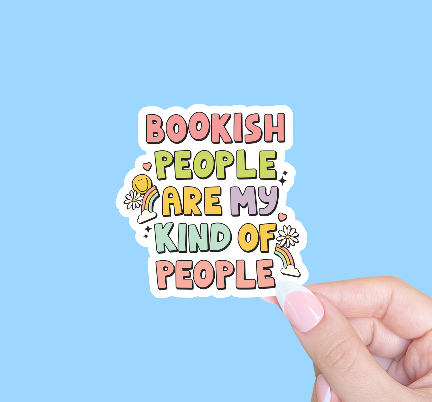 Radical Buttons - Bookish sticker, Reader sticker, Gift for readers