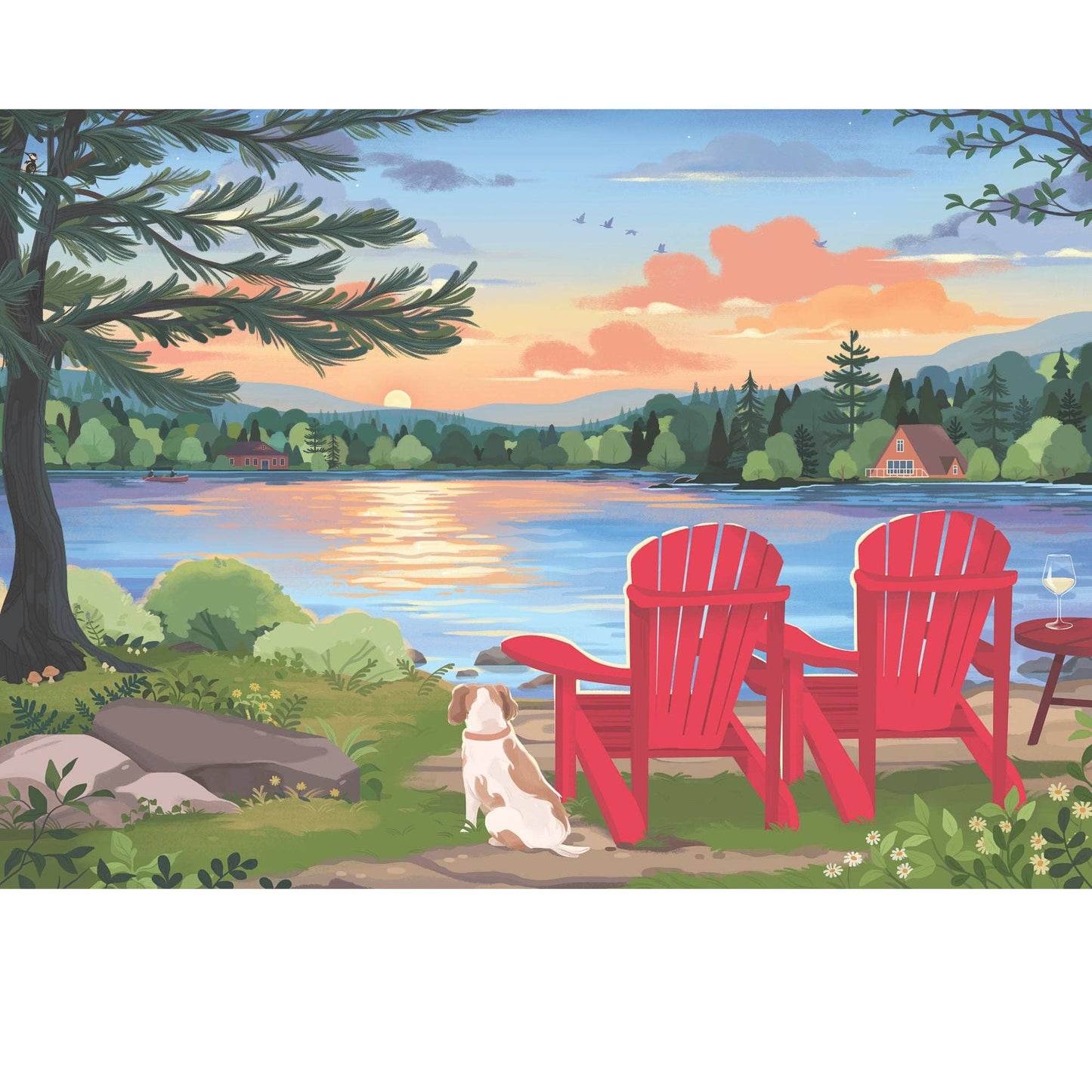 Villager Puzzles - Cottage Country 500-Piece Puzzle | Designed in Ontario