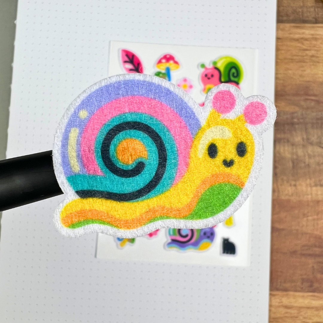 Four Bears Sticker Club - Fuzzy Snails