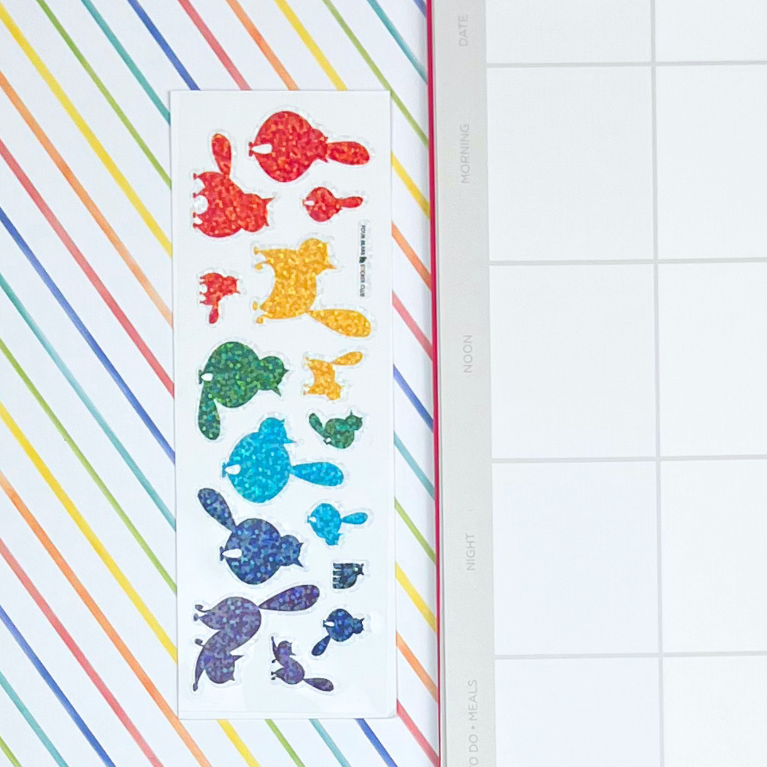 Four Bears Sticker Club - Rainbow Cats