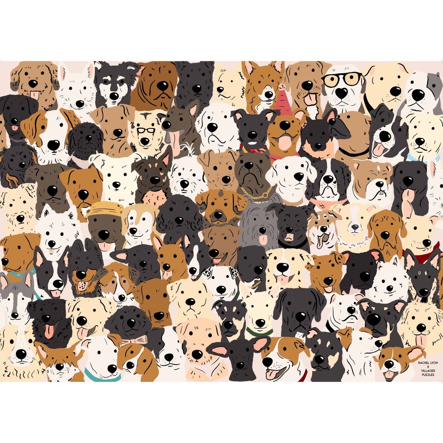 Villager Puzzles - Rescue Dogs | 1000-Piece Puzzle | Designed in Canada