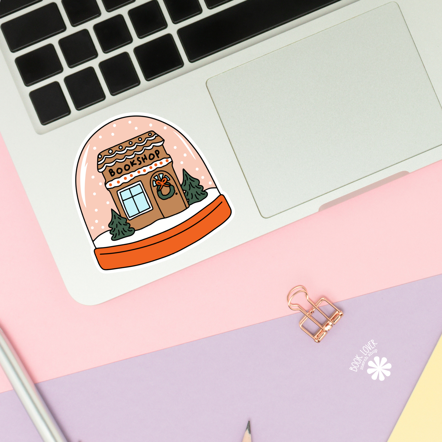 Book Lover Merch Shop - Winter Bookshop Stickers / Bookish Stickers / Book Lover