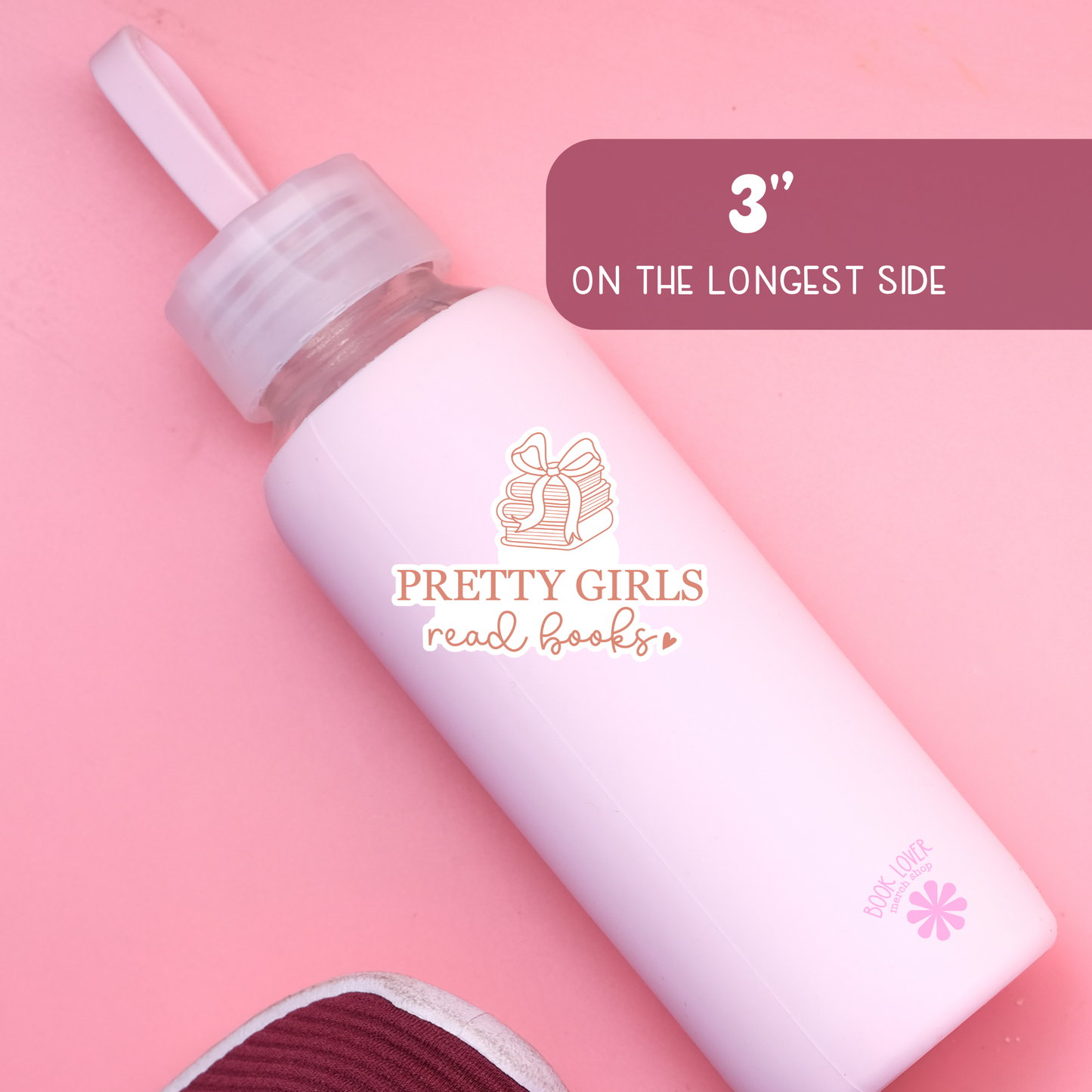 Book Lover Merch Shop - Pretty Girls Read Books Stickers / Bookish Merch