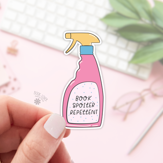 Book Lover Merch Shop - Book Spoiler Repellent Stickers / Bookish Merch, Book Lover