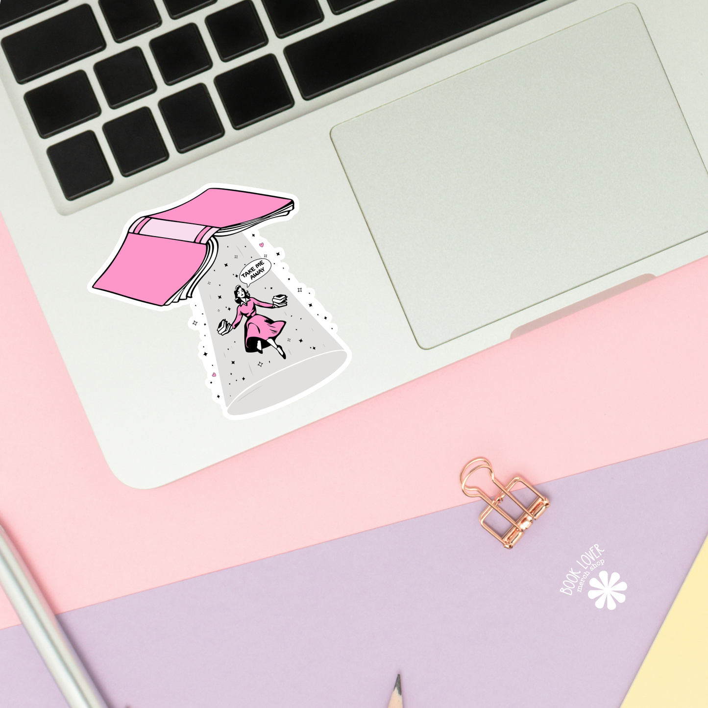Book Lover Merch Shop - Take Me Away Stickers / Bookish Stickers / Book Lover Gift