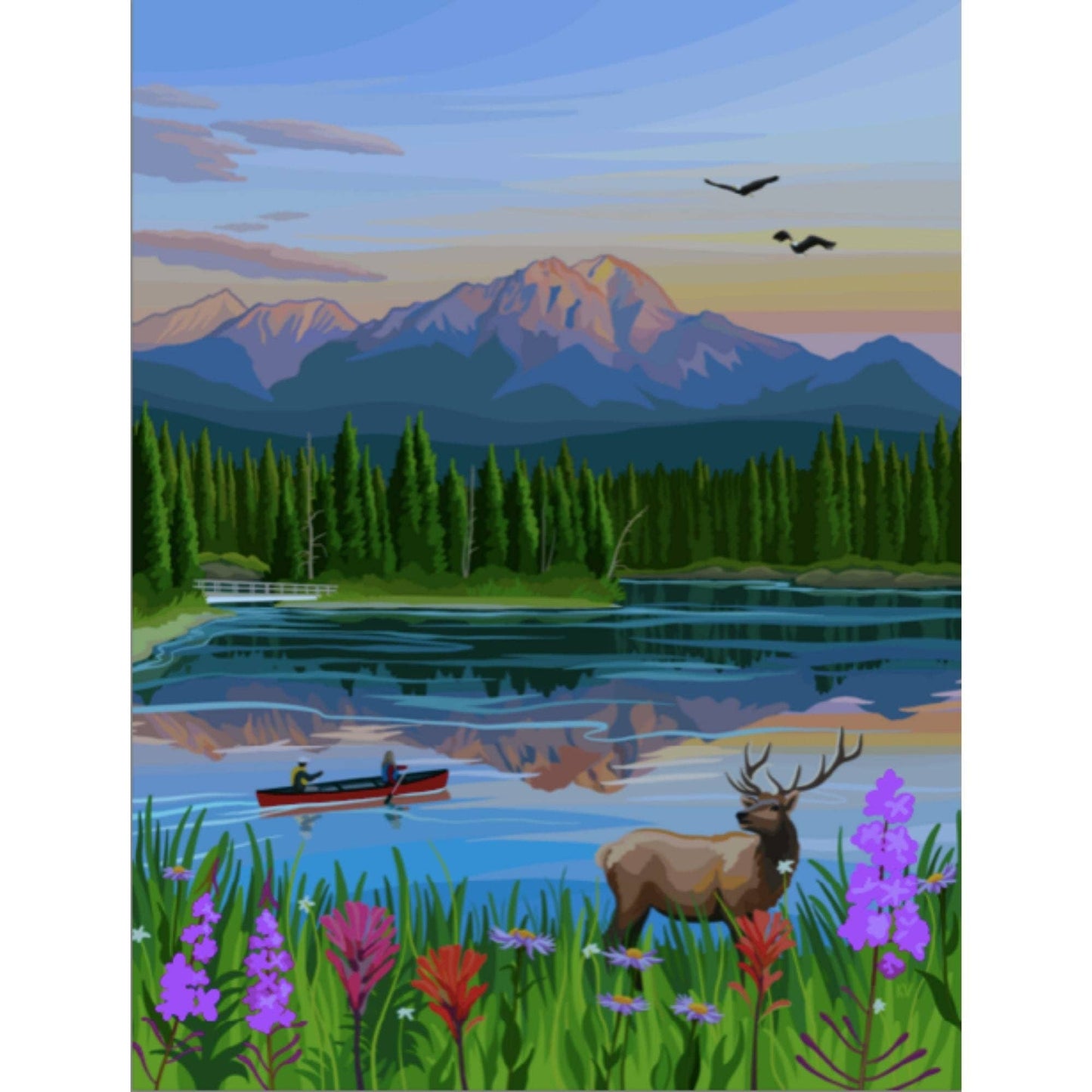 Villager Puzzles - Jasper Flowers | 500-Piece Puzzle | Designed in Canada