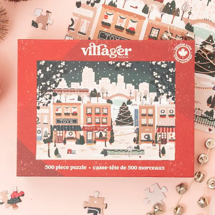 Small Town Holiday | 500-Piece Puzzle | Designed in Canada