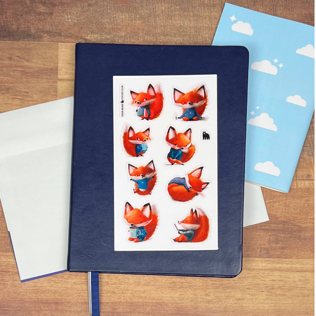 Four Bears Sticker Club - Charming Fox