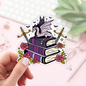 Book Lover Merch Shop - Fantasy Pile of Books Stickers / Bookish Stickers