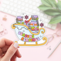 Book Lover Merch Shop - Christmas Seasons Readings Stickers / Bookish Stickers