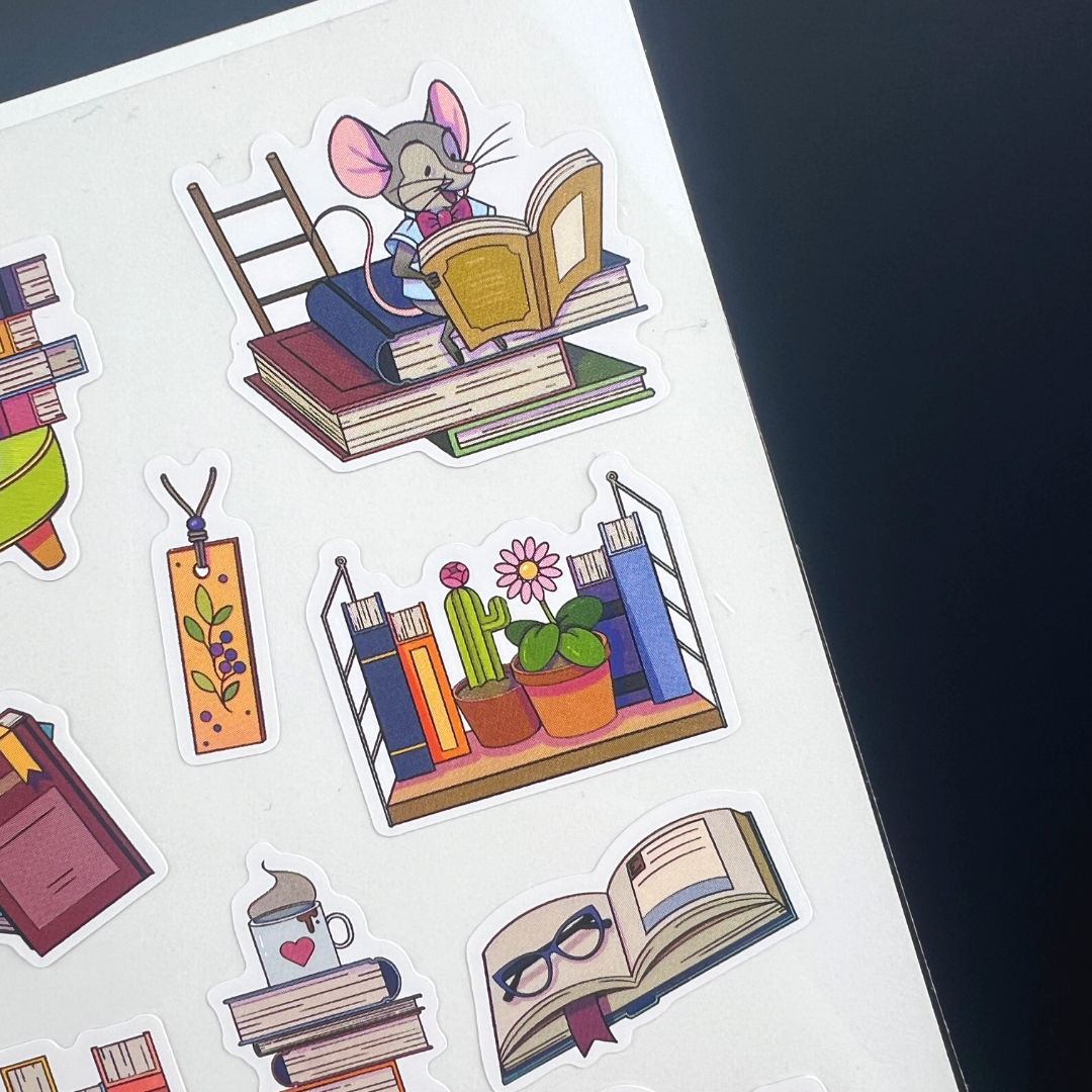 Four Bears Sticker Club - Book Nook Bliss