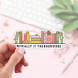 Book Lover Merch Shop - Mentally At The Bookstore Stickers / Bookish Stickers