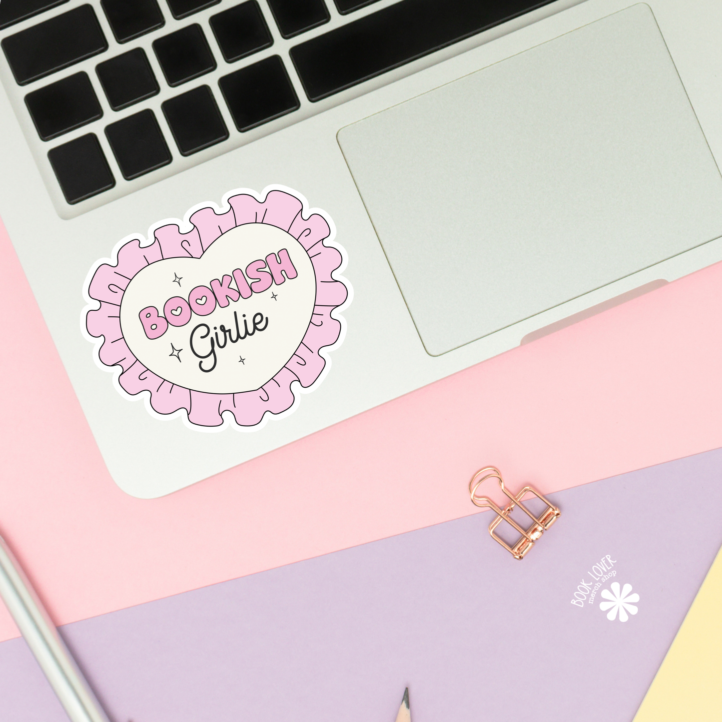 Book Lover Merch Shop - Bookish Girlie Stickers / Bookish Stickers / Book Lover Gift