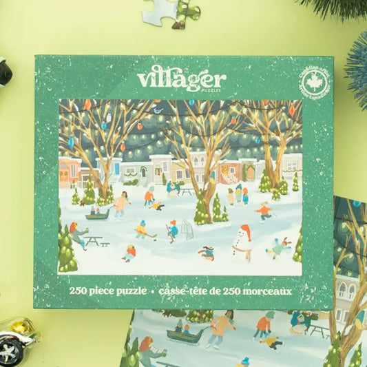 Neighbourhood Rink | 250 Piece Puzzle | Designed in Canada