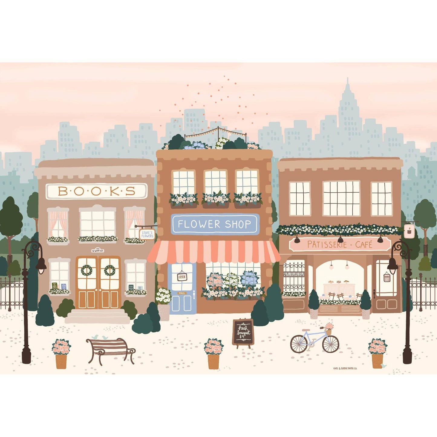 Villager Puzzles - Main Street 500-Piece Puzzle | Designed in Winnipeg Canada