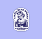 Radical Buttons - Well read woman sticker, Feminist sticker, Bookish sticker