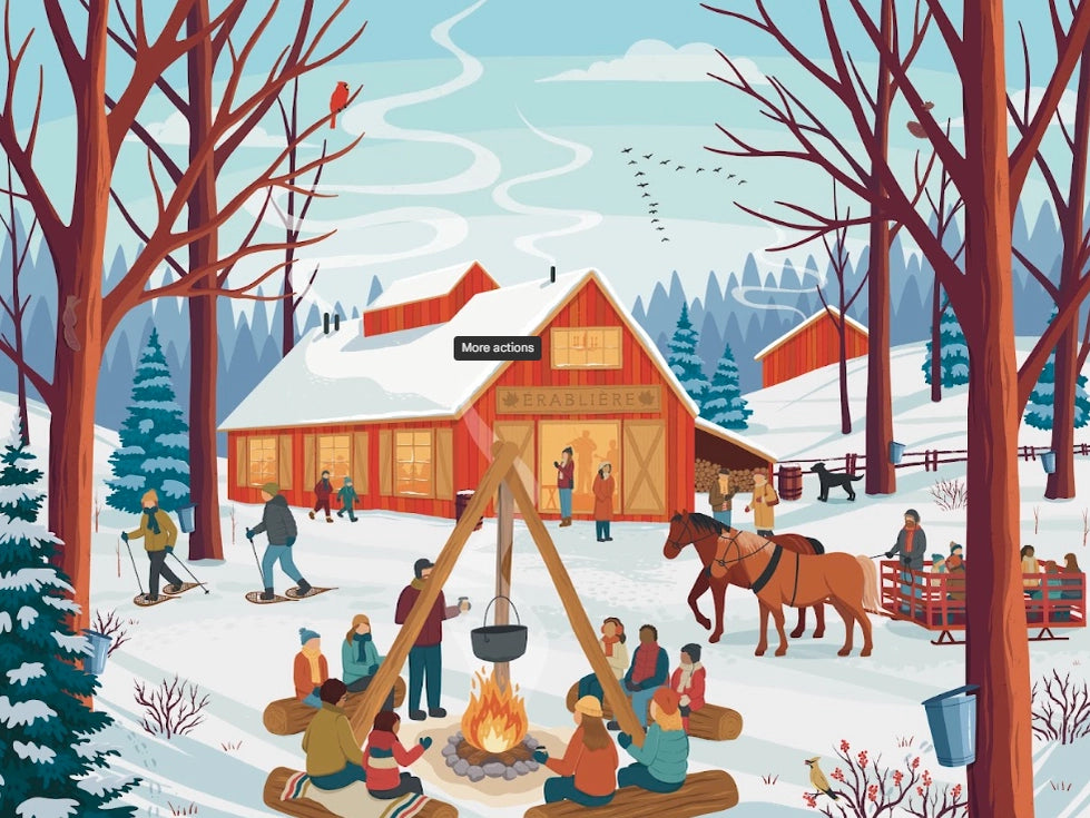 Cabane À Sucre | 1000-Piece Puzzle | Designed in Canada