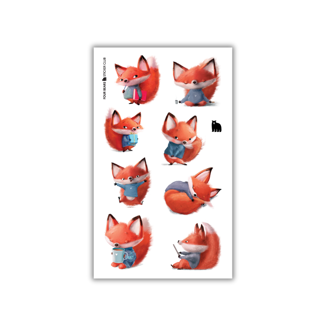 Four Bears Sticker Club - Charming Fox