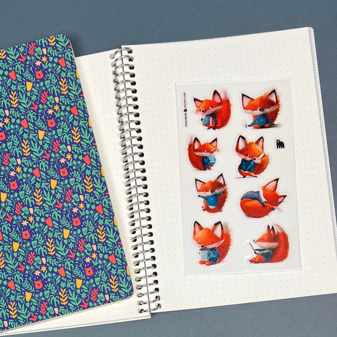 Four Bears Sticker Club - Charming Fox