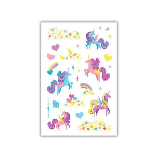 Four Bears Sticker Club - Flying Through The Clouds