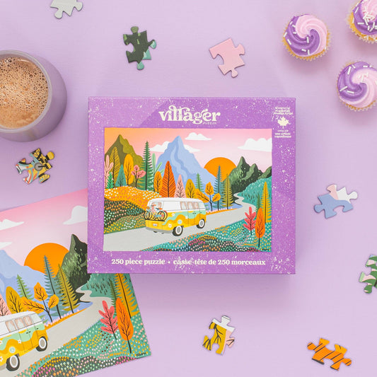 Villager Puzzles - Road Trip | 250 Piece Puzzle | Designed in Canada
