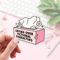 Book Lover Merch Shop - Crying Over Fictional Characters Stickers / Bookish Stickers