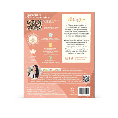 Villager Puzzles - Rescue Dogs | 1000-Piece Puzzle | Designed in Canada