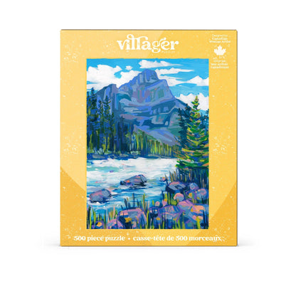 Villager Puzzles - Kicking Horse Mt | 500-Piece Puzzle | Designed in Canada
