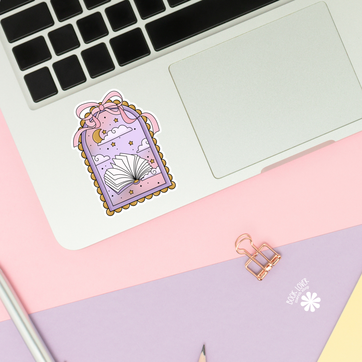 Book Lover Merch Shop - Book Magic Stickers / Bookish Stickers / Book Lover Gift