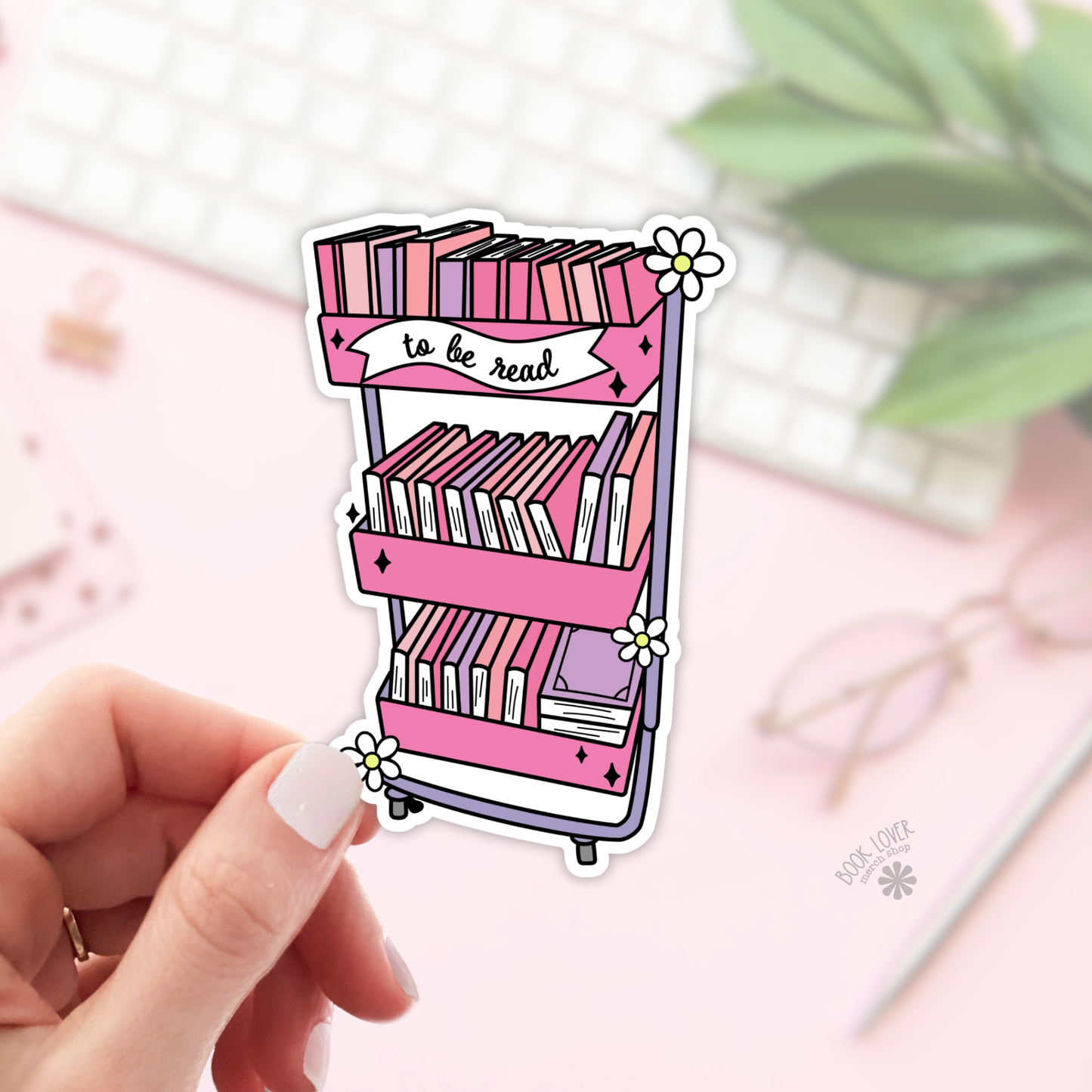 Book Lover Merch Shop - To Be Read Stickers / Bookish Stickers / Book Lover Gift