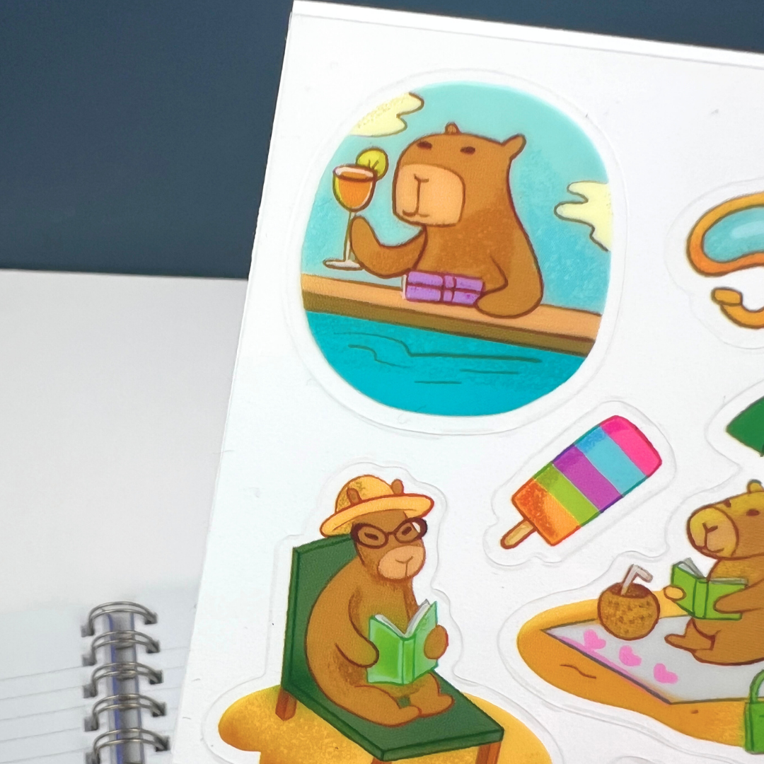 Four Bears Sticker Club - Poolside Pages