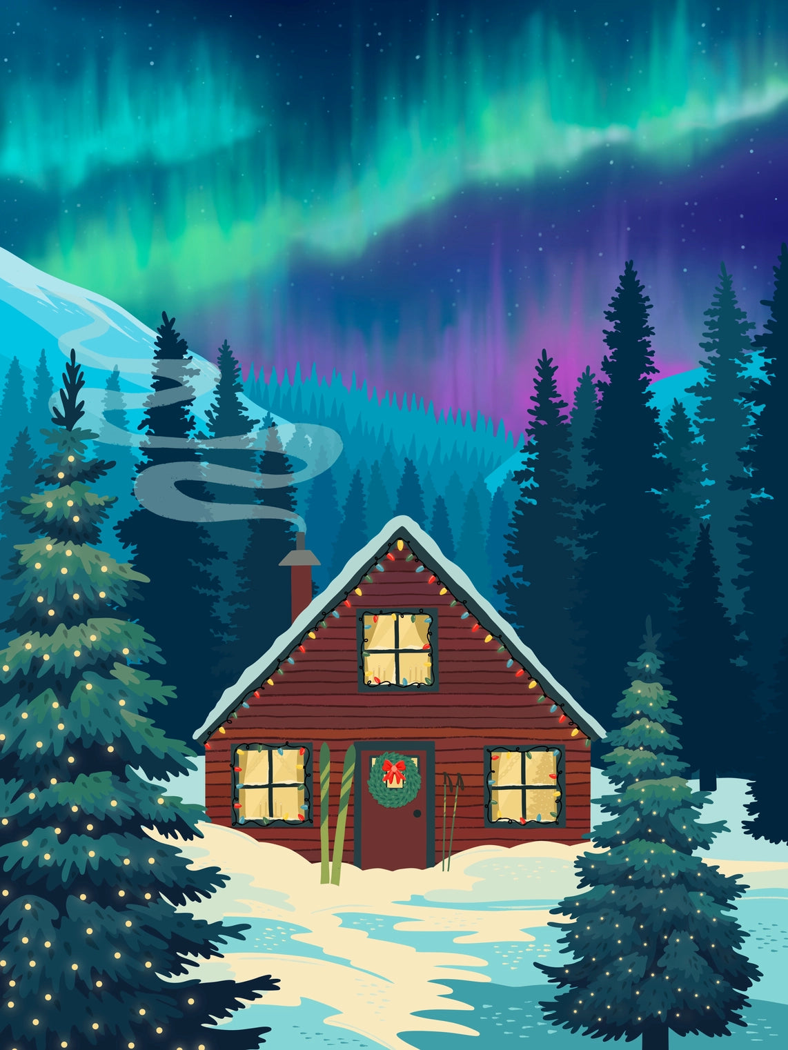 Villager Puzzles - Northern Cabin | 500-Piece Puzzle | Designed in Canada