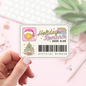 Book Lover Merch Shop - Holiday Romance Book Club Stickers / Christmas Bookish