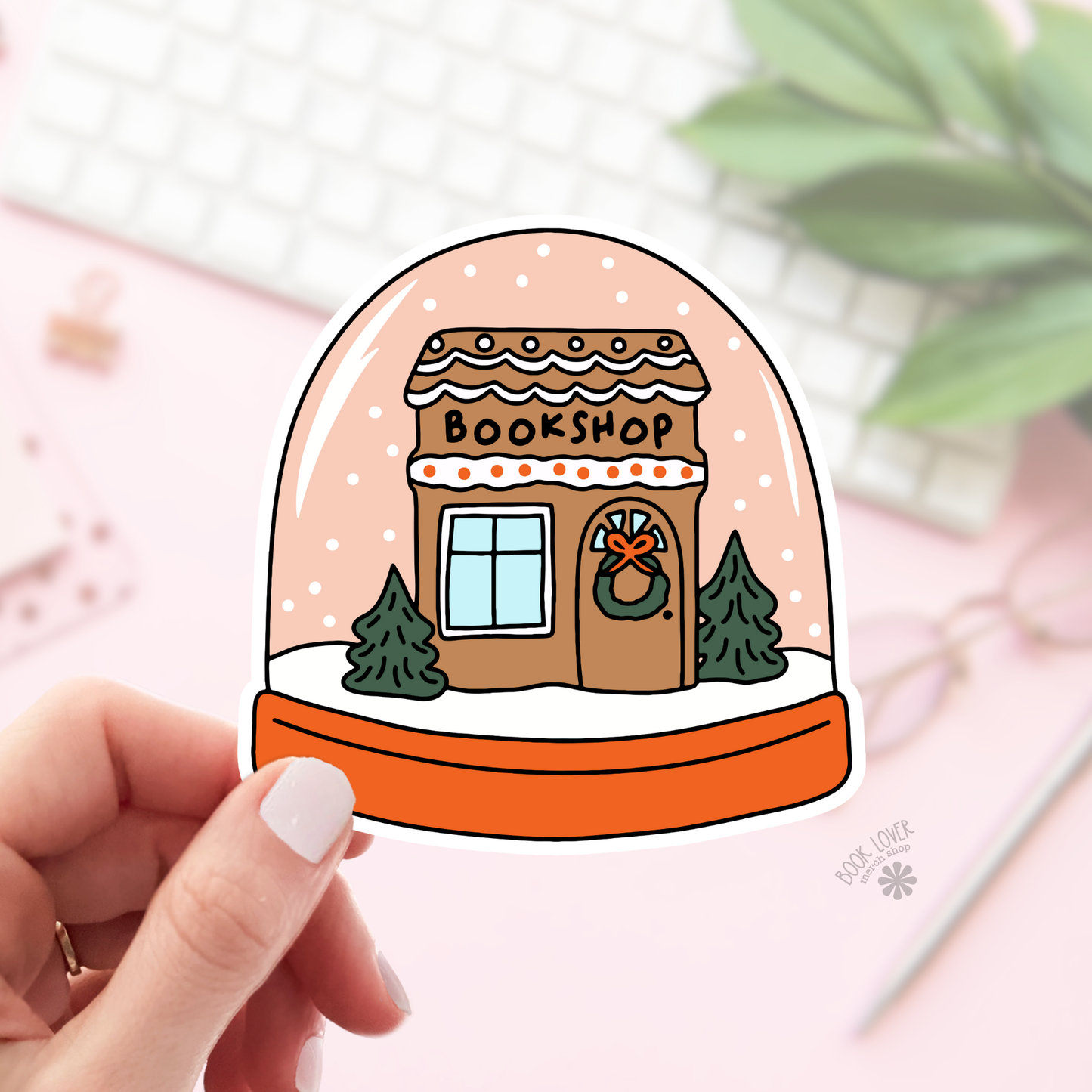 Book Lover Merch Shop - Winter Bookshop Stickers / Bookish Stickers / Book Lover