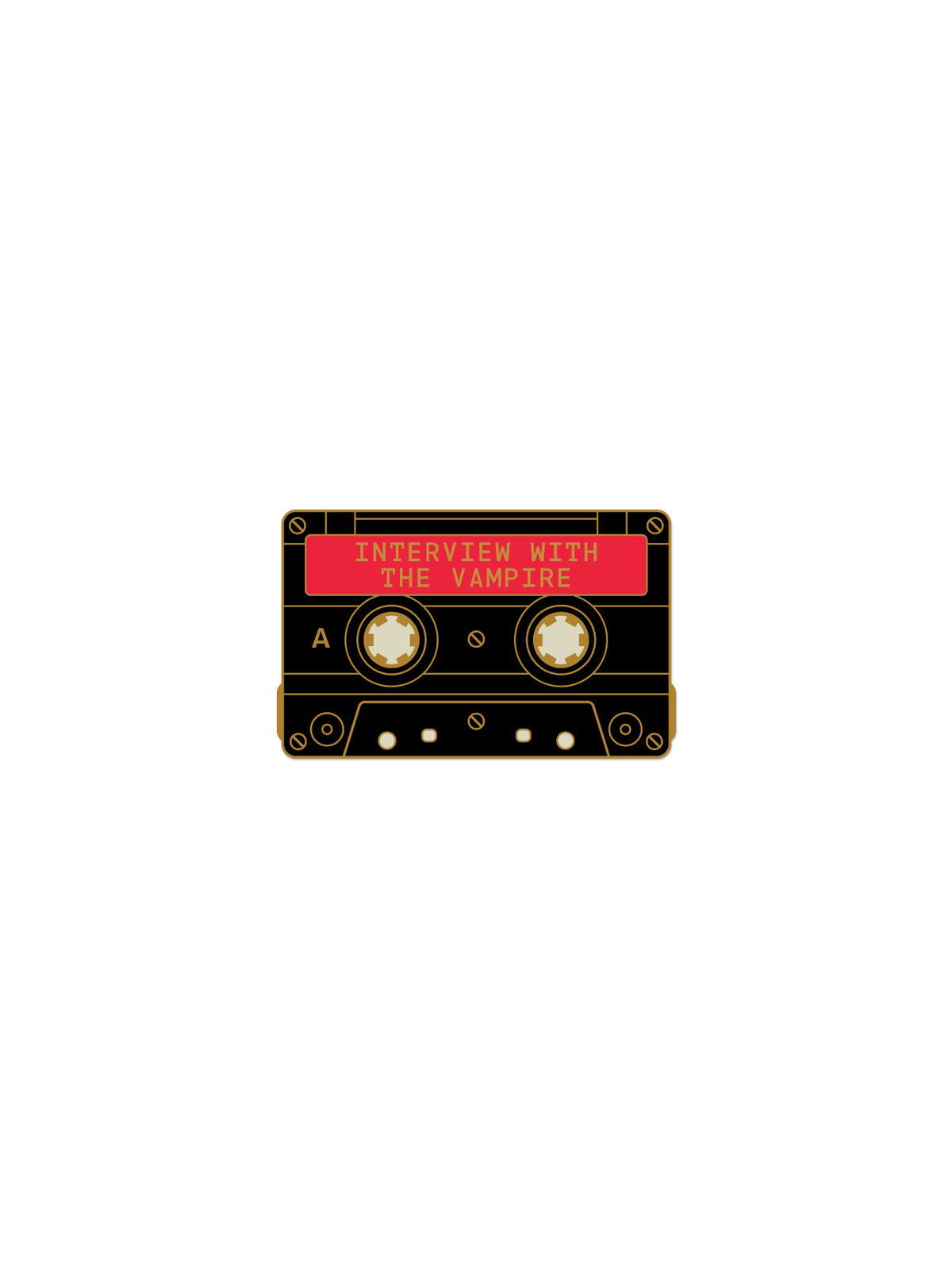 Anne Rice: Interview with the Vampire (Cassette) Enamel Pin