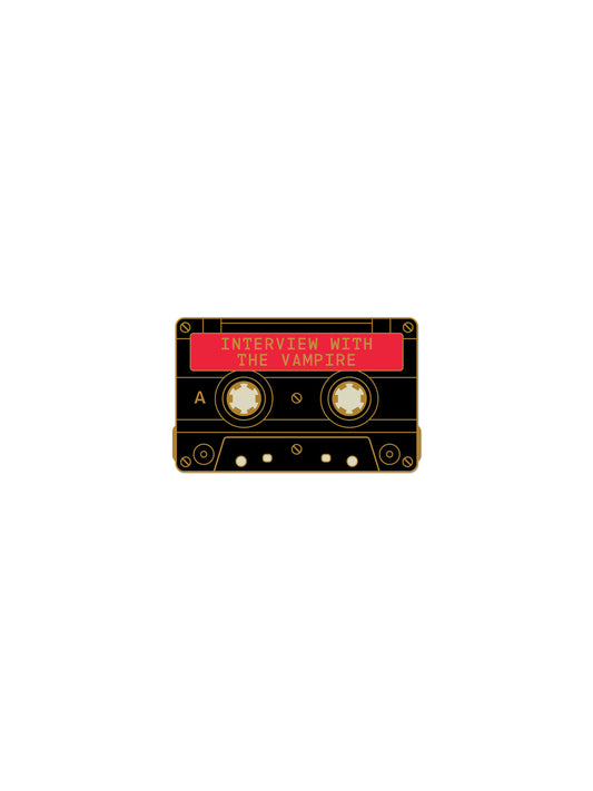 Anne Rice: Interview with the Vampire (Cassette) Enamel Pin