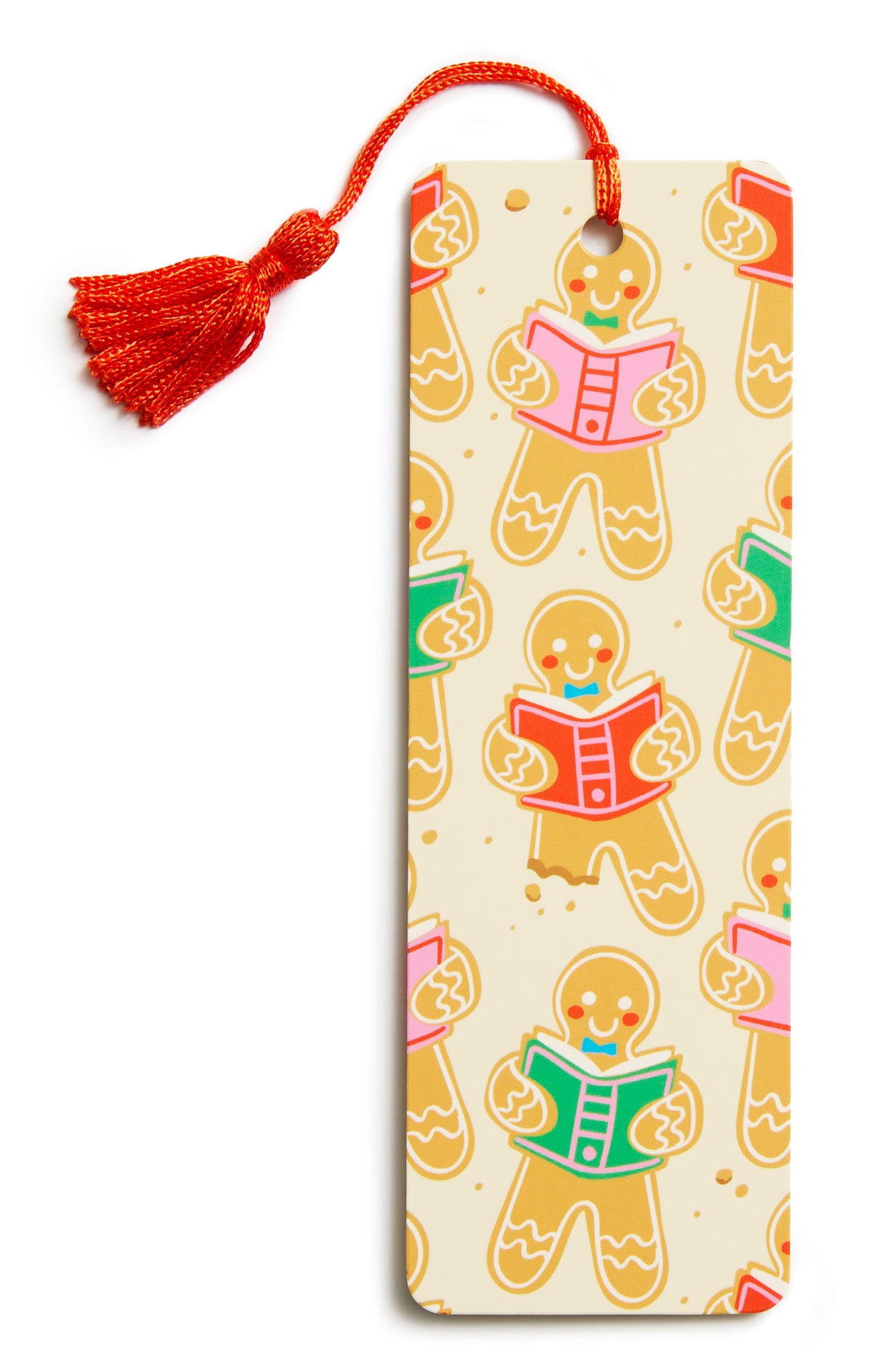 Gingerbread Book Club Bookmark
