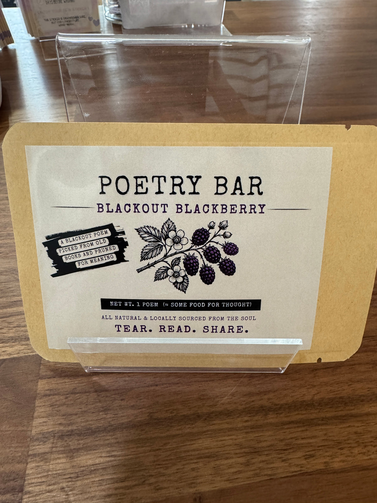 Poetry Bar - Blackout Blackberry