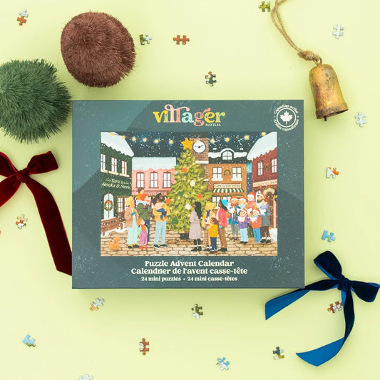 Village Christmas | Special Edition Advent Puzzle | Designed in Canada