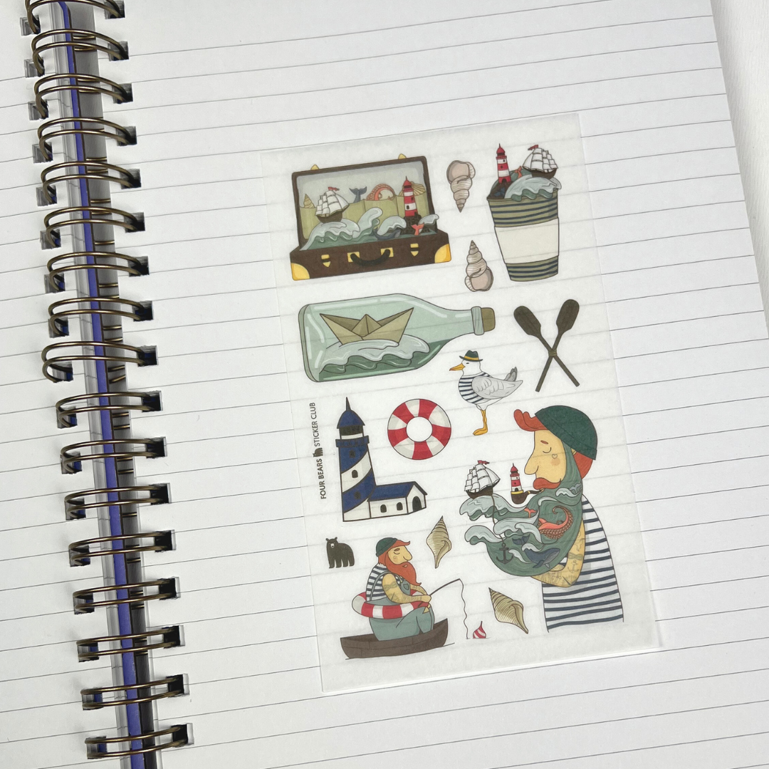 Four Bears Sticker Club - Wander the Waves