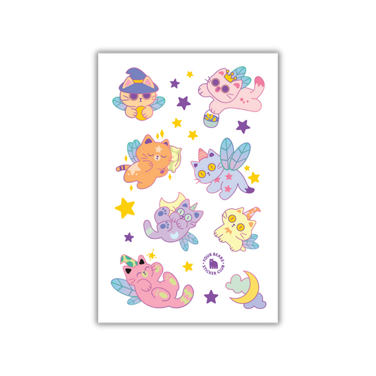 Four Bears Sticker Club - Fairy Cats
